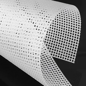 Pllieay 15 Pieces 7 Count Plastic Mesh Canvas Sheets for Embroidery Acrylic Yarn Crafting Knit and Crochet Projects (10 x 13 inch White) - plastic mesh canvas