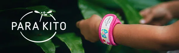 PARA'KITO Mosquito Repellent Pack - 2 Kids Wristbands & 2 Refills Castle/Duck - Para