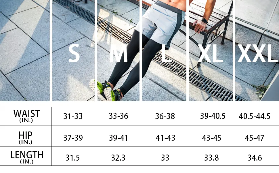 TELALEO 6 5 or 4 Pack Men's Compression Pants Leggings Sports Tights Performance Athletic Baselayer Workout Running Black(4 Pack) Large - Men's Compression Pants