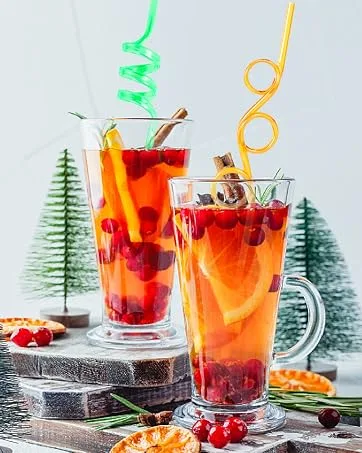 Black Straws 100 Pcs Long Disposable Plastic Drinking Straws. (0.23''diameter and 10.2"long)-Black - Crazy Straws