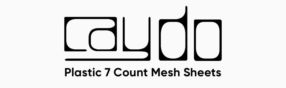 Caydo 4 Pieces 7 Count Plastic Mesh Canvas Sheets for Embroidery Acrylic Yarn Crafting Knit Crochet Projects and Make Aquarium Dividers (10.5 X 13.5 Inch) White - Caydo 4 Pieces 7 Count Plastic Mesh Canvas Sheets
