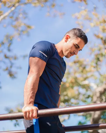 frueo Men's 3 Pack Workout Shirts Dry Fit Moisture Wicking Short Sleeve Mesh Athletic T-Shirts 00520 Black Gray Green Large - product information 3