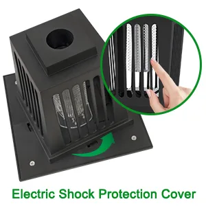 2 Pack Solar Bug Zapper Outdoor Solar Mosquito Zapper Powered Bug Zapper LED Mosquito Killer Light Lamp(22.44 * 5.9 ) for Indoor and Garden Use 2Pack-01 - product information 23