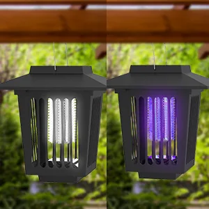 2 Pack Solar Bug Zapper Outdoor Solar Mosquito Zapper Powered Bug Zapper LED Mosquito Killer Light Lamp(22.44 * 5.9 ) for Indoor and Garden Use 2Pack-01 - product information 27