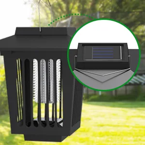 2 Pack Solar Bug Zapper Outdoor Solar Mosquito Zapper Powered Bug Zapper LED Mosquito Killer Light Lamp(22.44 * 5.9 ) for Indoor and Garden Use 2Pack-01 - product information 28