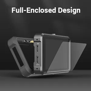 SMALLRIG Silicone Case with Screen Protector for Atomos Ninja V and Ninja V+ Series Monitor Anti-Scrach Anti-Fingerprint Anti-Dust - 3448 - 3448
