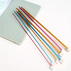 Cdrompy Tunisian Crochet Hook Set 11 Packs Tunisian Crochet Hook Afghan Aluminum Crochet Needle(2mm to 8mm) - Preferred Material
