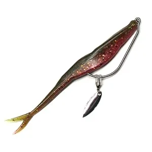 Harmony Fishing Company - 7 Pack Tail Spinners (Hitchhikers for Soft Plastic/senko Fishing Lures Willow or Colorado Blade) Willow Blade (7 Pack Silver) - Hook Mounted Spinner