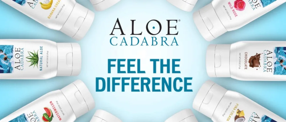 Aloe Cadabra Flavored Personal Lubricant & Moisturizer 2.5 Ounce Cherry Lemonade Cherry Lemonade 2.5 Ounce (Pack of 1) - Aloe Cadabra Feel the Difference Brand Story