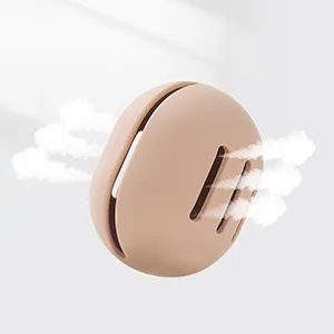 BEZOX Makeup Sponge Holder Breathable Beauty Sponge Holder for Travel Cute Make Up Blender Silicone Case - Khaki - cosmetic blender organizer case face sponge holder small box