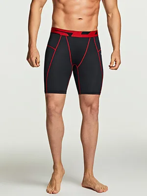 TSLA Men's Athletic Compression Shorts Sports Performance Active Cool Dry Running Tights Core 3pack Shorts Black/ Black/ Black Large - product information 15