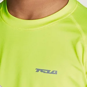 TSLA Kid's & Boy's Cool Dry Long Sleeve Compression Shirts Athletic Workout Shirt Sports Base Layer T-Shirt 2pack White/ Blue 6 - raglan sleeve