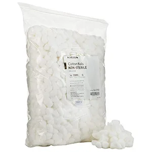 McKesson Cotton Balls Non-Sterile Maximum Absorbency Medium 2000 Count 1 Pack Medium (2000 Count) - McKesson Non-Sterile Cotton Balls