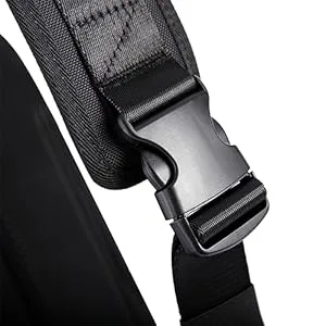 BANGE Sling Bag Waterproof Men's Chest Bag Shoulder bags Crossbody Sling Backpack for Men 7566black - adjustable shoulder strap