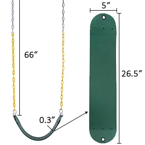 REEHUT Heavy Duty Swing Seat 2 Pack- Swing Set Accessories Swing Seat Replacement - product information 25