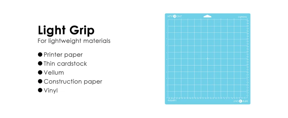 HTVRONT Cutting Mat for Cricut 5 Pack Cutting Mat 12x12 for Cricut Maker/Maker 3/Explore 3/Air/Air 2/One(StandardGrip LightGrip StrongGrip FabricGrip)Cutting Mat Replacement Accessories for Cricut Variety - cricut mats variety pack