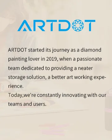 ARTDOT 28 Girds 2 Pack Diamond Painting Storage Containers Portable Bead Storage Container for Diamond Painting Accessories 28 Gird Storage - diamond painting accessories