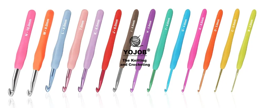 1Pack Size H / 5.0mm Crochet Hook Super Smooth & Ergonomic for Beginner and Advanced (5.0mm-H) 5mm-H - crochet hooks