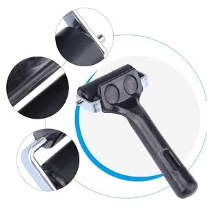 3 Pack Brayer Rollers for Crafting Vinyl Rubber Roller Brayers Printmaking Brayer Rollers for Cricut Maker Gluing Printing Inking and Stamping(Black) Balck - rubber roller brayers