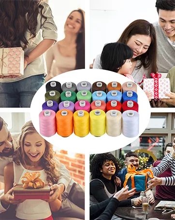 Blibly 72Pcs Bobbins Sewing Thread Kits 500 Yards Per Polyester Thread Spools with Needle Threader Scissors and Ruler Prewound Bobbin with Case for Hand & Sewing Machine 36 Colors - Polyester threa