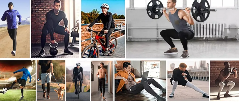 3 Pack Men's Athletic Long Sleeve Compression Shirts Dry Fit Workout Sports Gym Shirts Base-Layer Running Top Football Mock Turtleneck- B Grey+b Blue+b Red Medium - mens compression pants and shirts