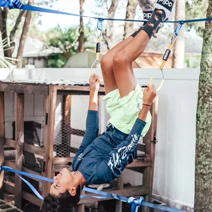 6 Pack Ninja Rings Playground Equipment for Slackline Ninja Warrior Obstacle for Kids Monkey Ring Climbing Ring Obstacle Ring (Red/6pcs) - product information 23