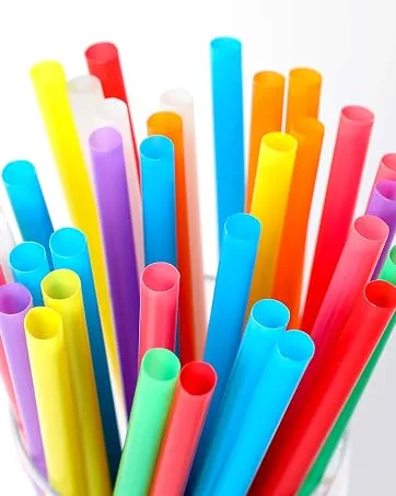 200 Pcs Individually Packaged Black Plastic Extra Long Flexible Disposable Drinking Straws.(0.23'' diameter and 10.2" long) (Black) 200 Pcs black - straws