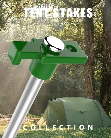 Eurmax USA Galvanized Non-Rust Camping Family Tent Pop Up Tent Stakes Ice Tools Heavy Duty 10pc-Pack with 4x10ft Ropes & 1 Stopper Green - stake sharp