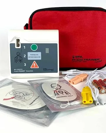 WNL Products WLCRM CPR Compression Rate Wrist Monitor Practi-CRM with Blue EVA Carrying Case - AEd Trainer