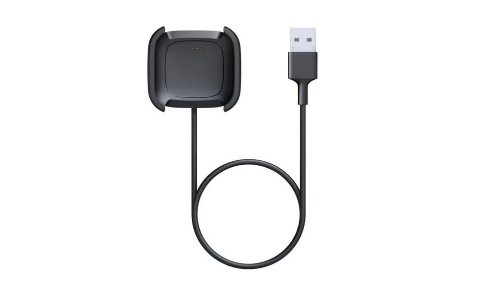 Fitbit Versa 2 Charging Cable Official Product 1 Count (Pack of 1) Black - product information 1