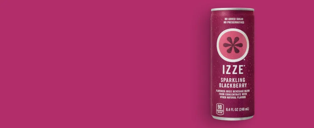 IZZE Sparkling Juice 3 Flavor Variety Pack 8.4 oz Cans 12 Count - blackberry
