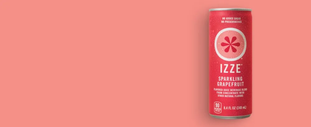 IZZE Sparkling Juice 3 Flavor Variety Pack 8.4 oz Cans 12 Count - grapefruit
