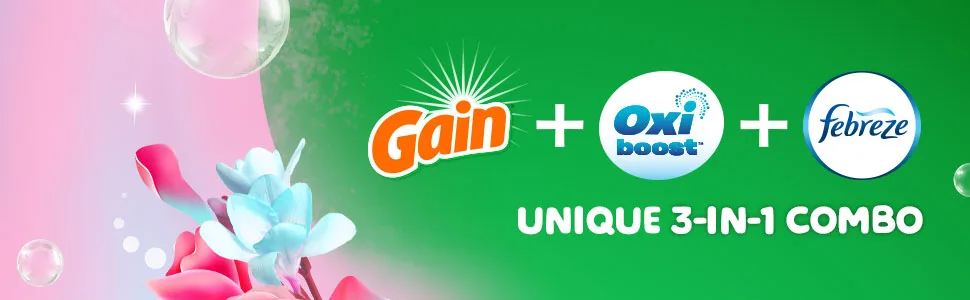 GAIN Flings Laundry Detergent Soap PODS High Efficiency (HE) Spring Daydream Scent 81 Count Spring 81 Count (Pack of 1) - Unique 3-in-1 combo