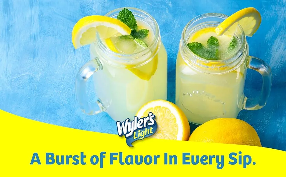 Wyler's Light Pitcher Packs Water Drink Mix Kiwi Strawberry 6 Boxes (36 Pitcher Packets) Kiwi Strawberry New-Recyclable - wylers light