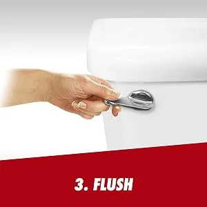Drano Advanced Septic Tank Treatment 3 Pouches 4.5 oz 1 Pack (3 Pouches Total) - Step 3: Flush