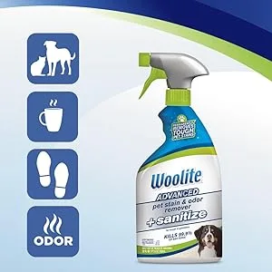 Bissell Woolite INSTAclean Permanent Pet Stain Remover (2 pack) - Pet stain remover; carpet cleaner; upholstery cleaner; fabric cleaner; rug cleaner; stain cleaner; r