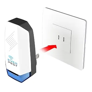Ultrasonic Pest Repeller Plug in 2 Pack- Electronic Insect Control Defender - Roach Bed Bug Mouse Rodent Mosquito - Indoor Reject Repellent - for Cockroach Ants Mice Fly Rat Bedbug Spider Squirrel Color91 - everpest