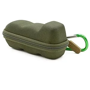 Casematix Forest Green Travel Case Fits Asthma Inhaler Includes Case Only - case
