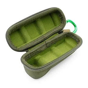 Casematix Forest Green Travel Case Fits Asthma Inhaler Includes Case Only - case