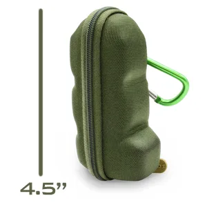 Casematix Forest Green Travel Case Fits Asthma Inhaler Includes Case Only - case