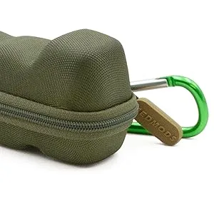 Casematix Forest Green Travel Case Fits Asthma Inhaler Includes Case Only - case