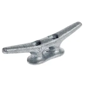 ZUJARA 4 inch Dock Cleats 10-Pack Galvanized Iron Boat Cleat for Marine or Decorative Applications - 4 INCH BOAT CLEAT