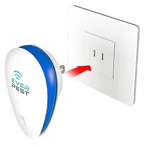 Ultrasonic Pest Control Repeller - Repel Rodents Ants Cockroaches Get Rid Bed Bugs Mosquitos Flies Spiders Squirrel Bats - Eco-Friendly Safe for Humans - 2 Pack  - everpest