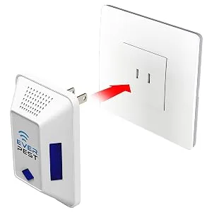 Ultrasonic Pest Repeller Plug in - Electronic Insect Electrical Control Defender 2 Pack - Roach Bed Bug Mouse Rodent Mosquito Killer - Indoor Reject Repellent - for Cockroach Ant Spider Scorpion - everpest