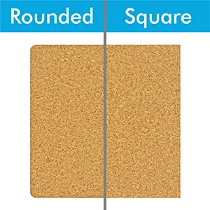 Millennial Essentials 25 Pack Self-Adhesive Cork Squares 4 x 4 Inches Cork Backing Sheets Cork Tiles for Cork Coasters and DIY Crafts - 4x4 inch cork tiles board coaster making supplies rounded corner square corners