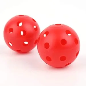 Faswin 150 Pack Practice Golf Balls - 40mm Hollow Plastic Golf Training Balls Red Airflow Golf Balls for Swing Practice Driving Range Home Use Indoor - product information 4