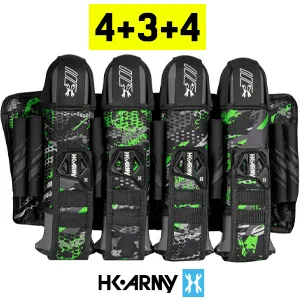 HK Army 4+3 Eject Paintball Harness Pod Pack - Electric Electric 4+3 - HK Army 4+3 Paintball Harness Pod Pack