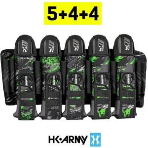 HK Army 4+3 Eject Paintball Harness Pod Pack - Electric Electric 4+3 - HK Army 5+4 Paintball Harness Pod Pack