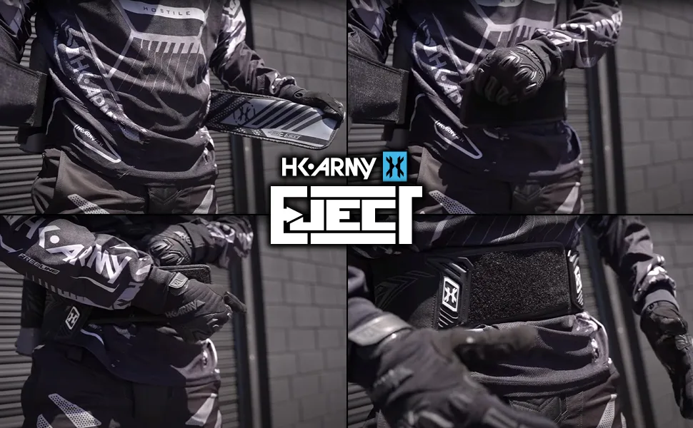 HK Army 4+3 Eject Paintball Harness Pod Pack - Electric Electric 4+3 - HK Army EJECT Paintball Harness Pod Pack
