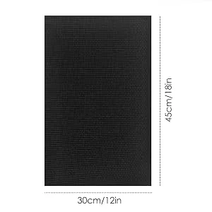 6 Pieces Classic Reserve Aida Cloth Cross Stitch Cloth DaKuan 11 Count Cross Stitch Fabric Black 12 by 18-Inch - product information 6